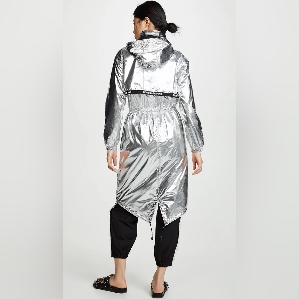 Paco Rabanne Drawsting Raincoat Jacket - Picture 2 of 10